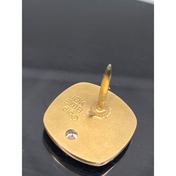 Village Inn Restaurant Diamond 10k Yellow Gold Service Pin No Back - Picture 6 of 7